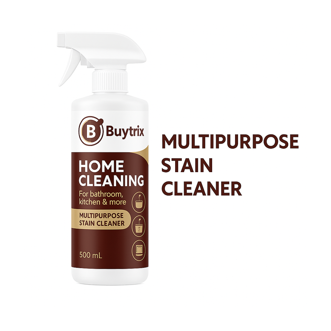Buytrix Multipurpose Stain Cleaner (Buy 1 Get 1 Free) 500 ml Each