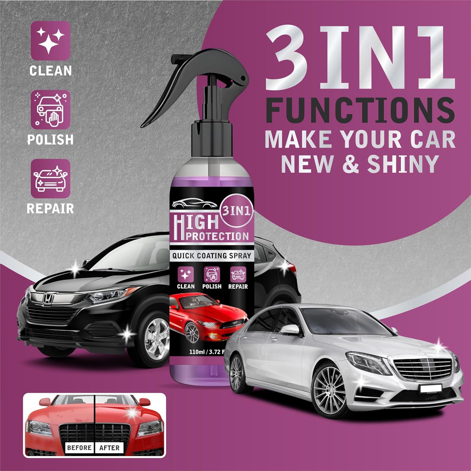 3 In 1 High Protection Coating
