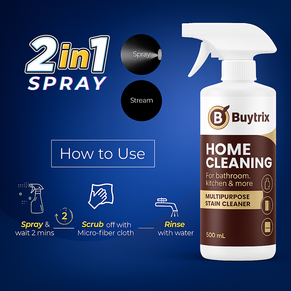 Buytrix Multipurpose Stain Cleaner (Buy 1 Get 1 Free) 500 ml Each