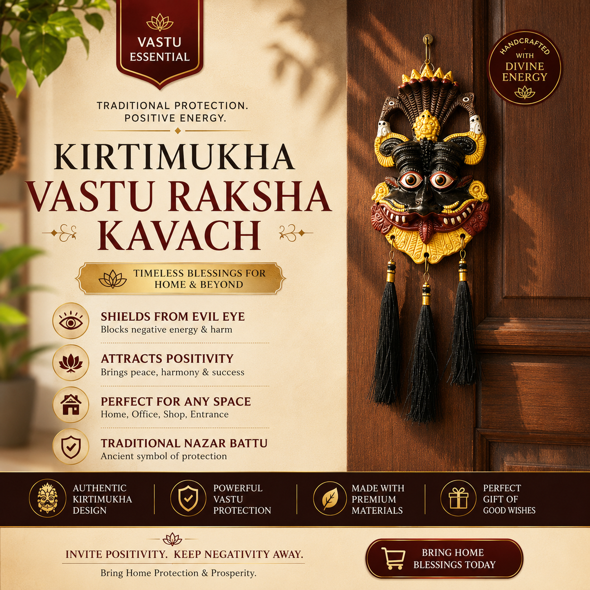 Kirtimukha Vastu Raksha Kavach